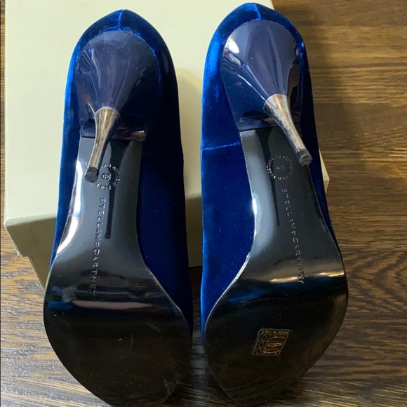 Stella McCartney Women’s Blue Velvet Shoes as 39 - Picture 8 of 8